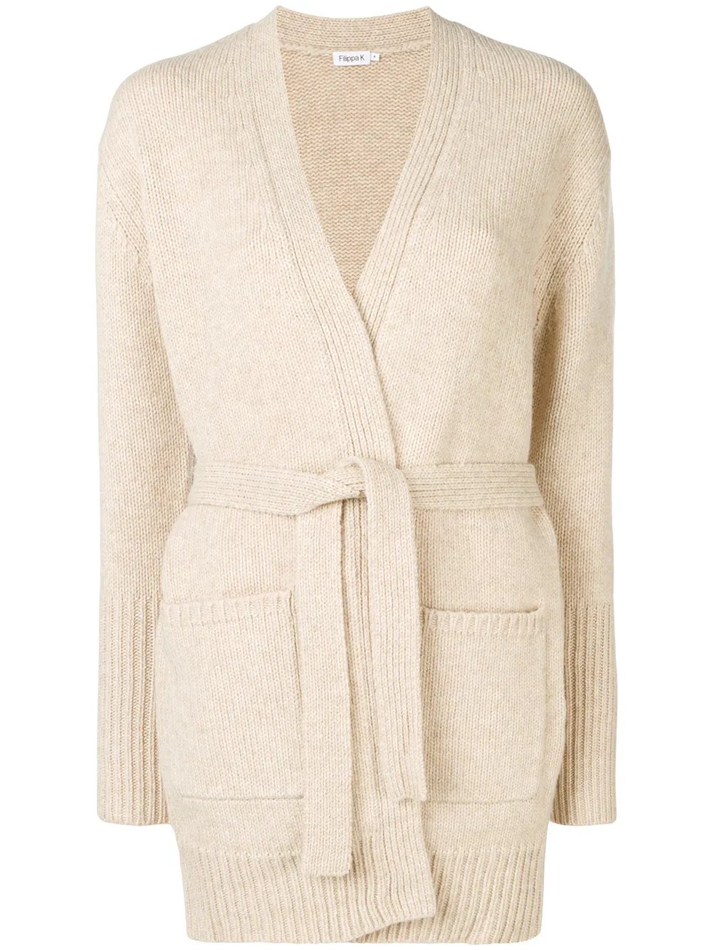 filippa k belted mid cardigan