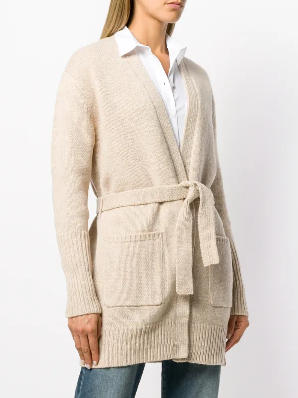 filippa k belted mid cardigan