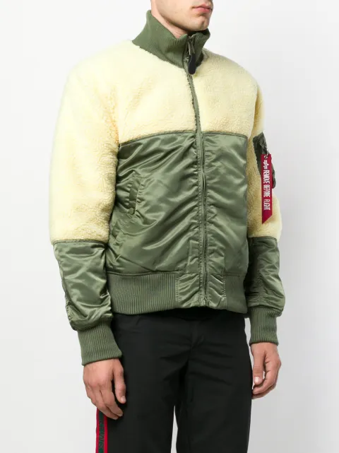 alpha industries teddy jacket