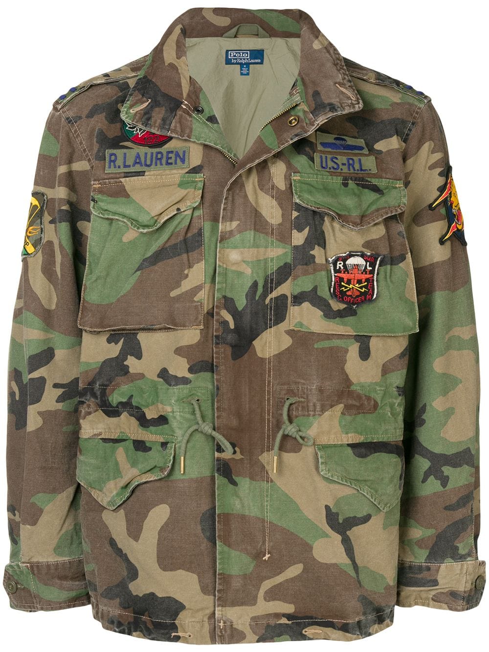 Polo Ralph Lauren Camouflage-Print Field Jacket In Green | ModeSens