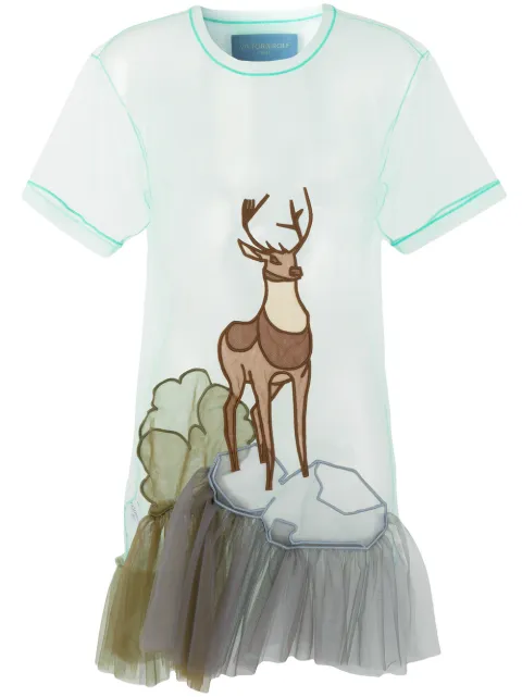 Viktor & Rolf Deer Girl tulle top