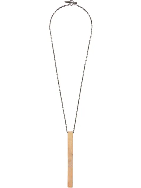 Parts of Four plaque pendant necklace