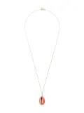 Aurelie Bidermann shell necklace - Orange