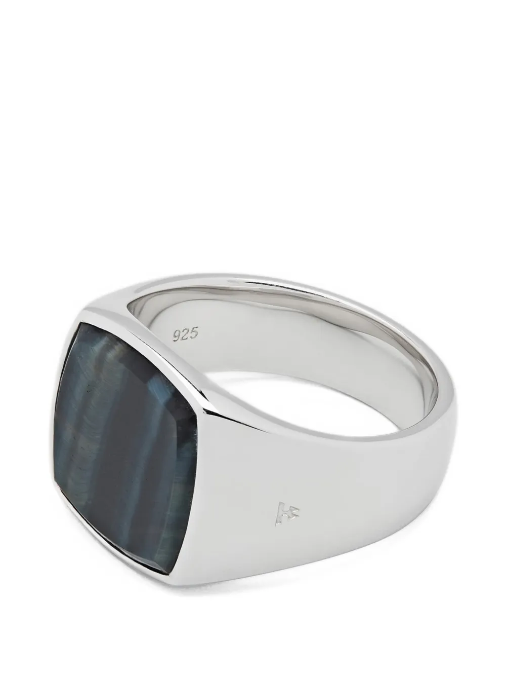  Tom Wood Ring Mit Schmuckstein   Silber 