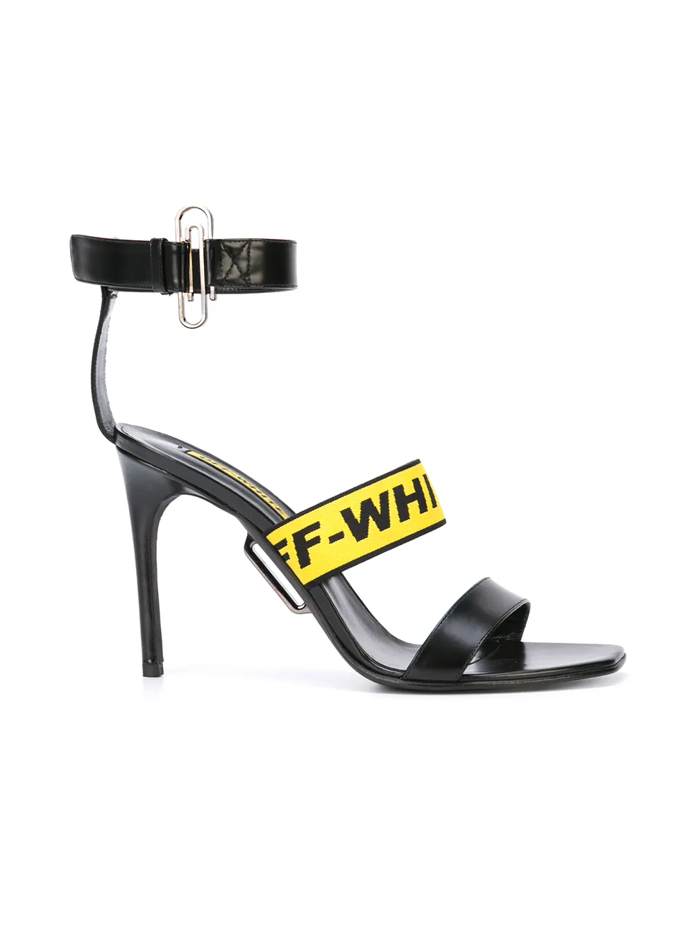 Off-White scarf knot sandals Black