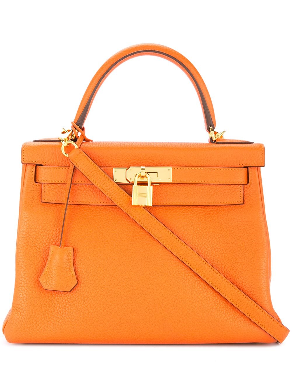 Hermes Kelly 25 Orange Swift Phw, Women's Fashion, Bags & Wallets