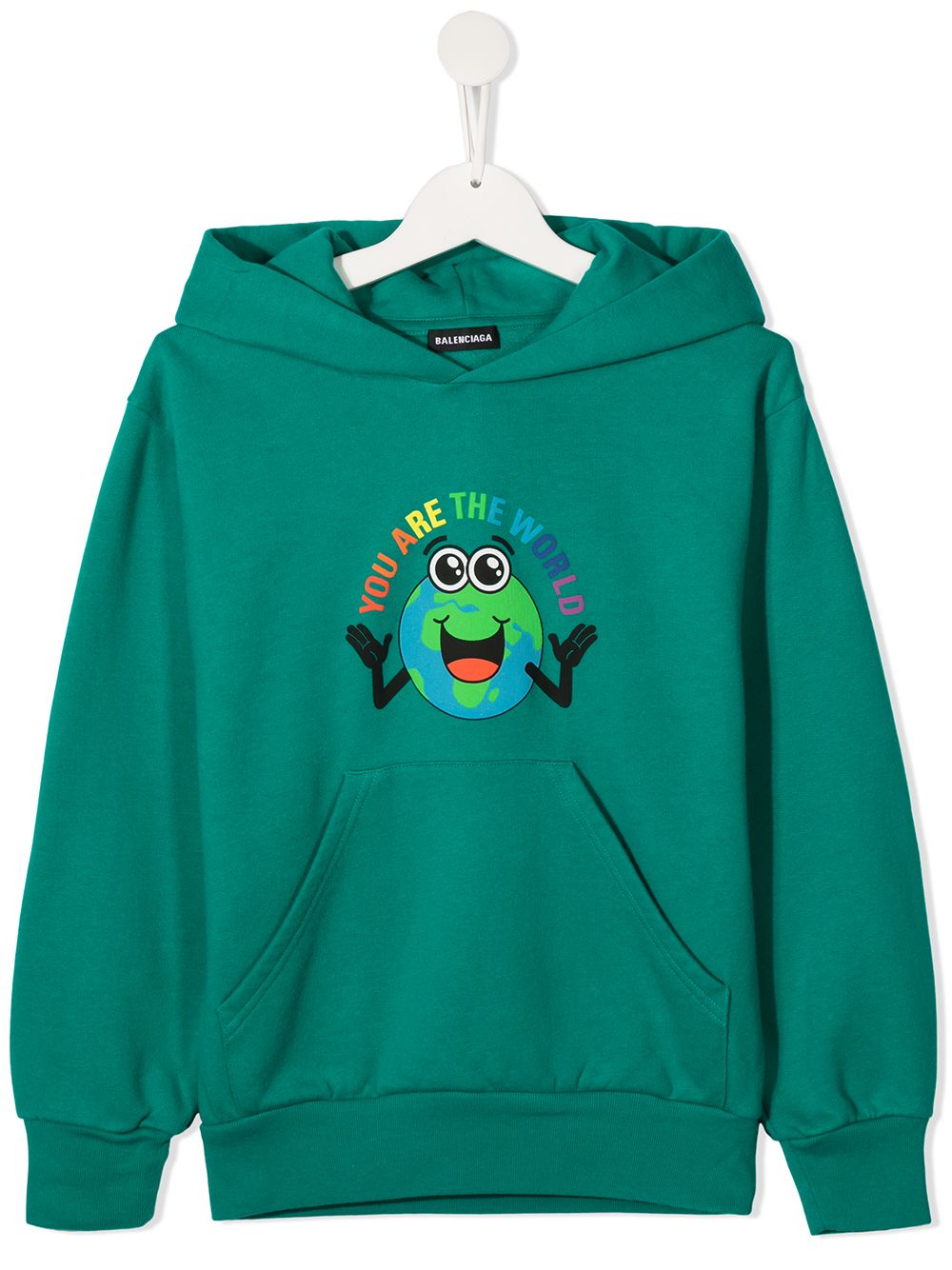 Kids Grey  Green Slime Hoodie by Balenciaga Kids  SSENSE