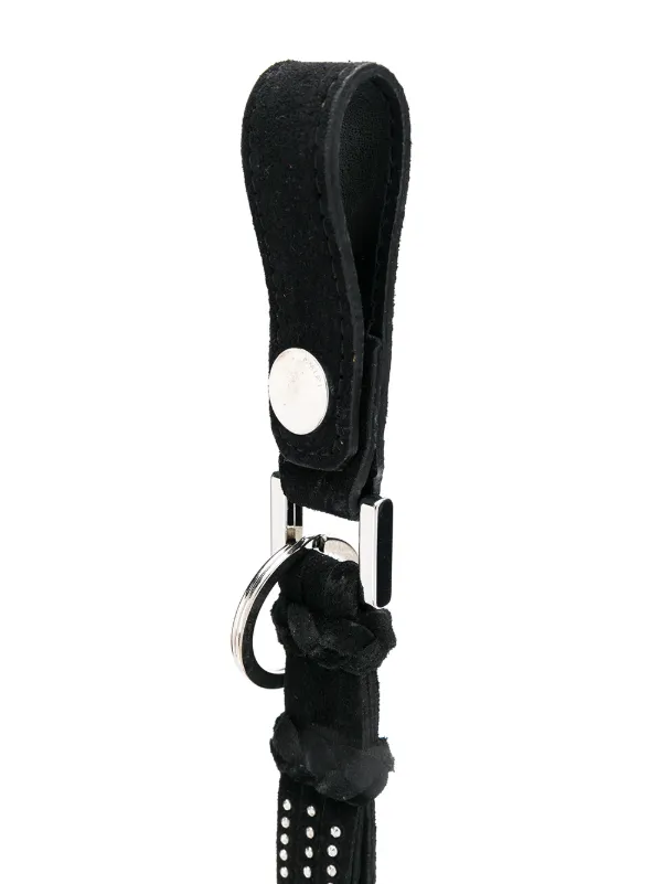 AMIRI Studded Long Tassel Keychain | Black | FARFETCH