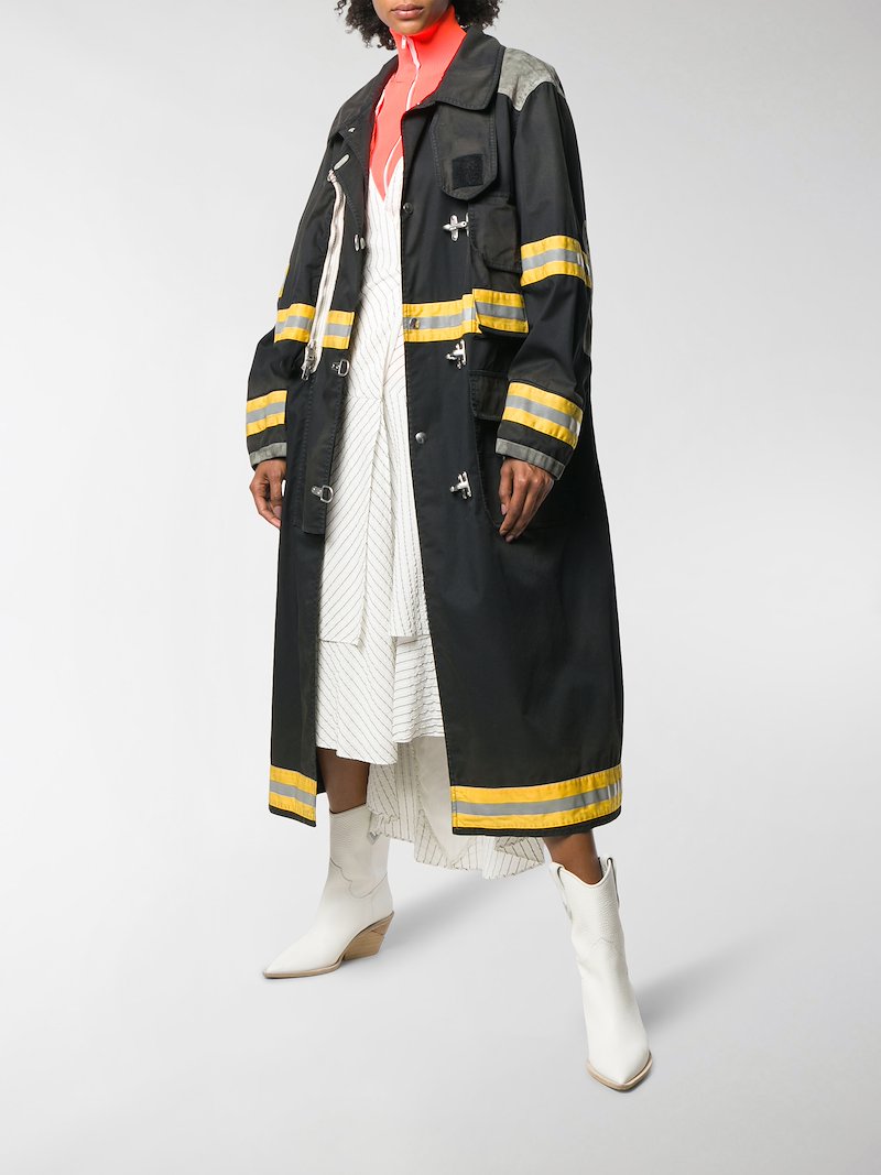 Calvin Klein Fireman distressed coat black | MODES Calvin Klein Fireman distressed coat black | MODES