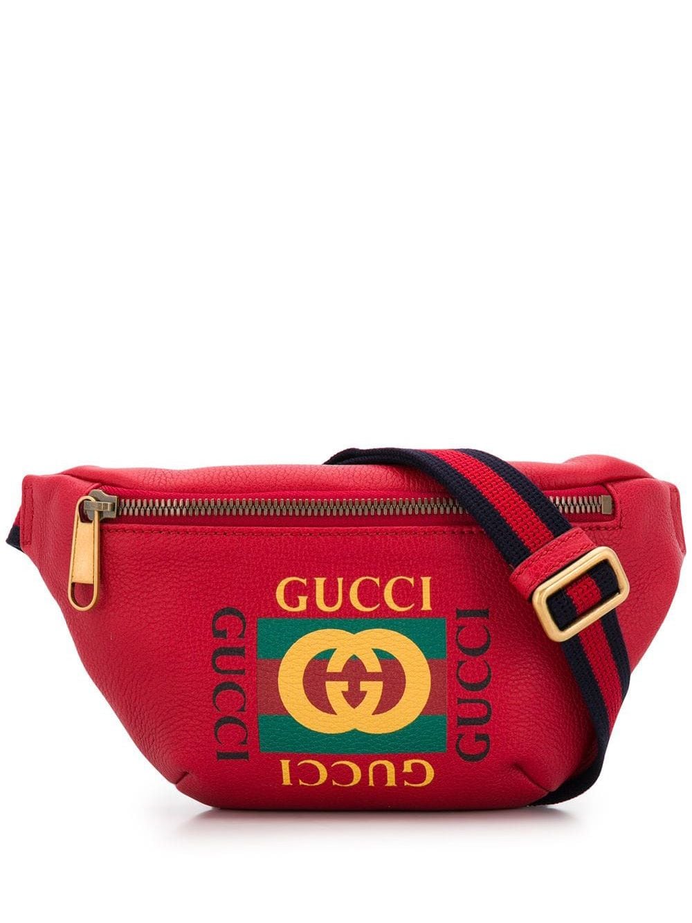фото Gucci поясная сумка с логотипом