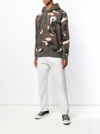 camouflage print hoodie展示图