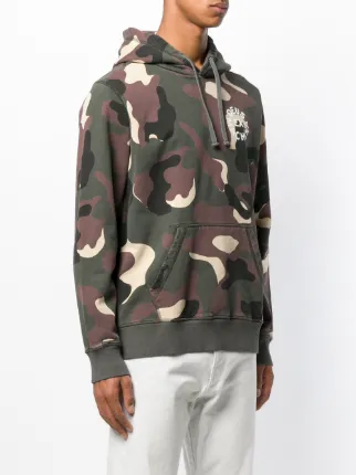 camouflage print hoodie展示图