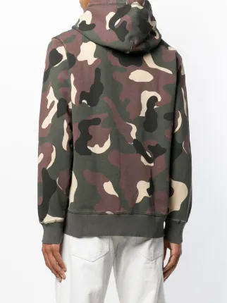 camouflage print hoodie展示图