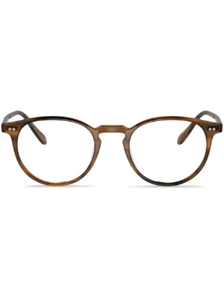 Oliver Peoples Riley-R眼镜眼镜- Farfetch