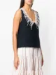 Calvin Klein 205W39nyc embroidered detail top
