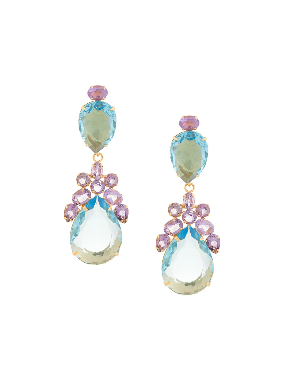 Bounkit Jewelry Pierced Earrings Blue Modesens Bounkit Jewelry Pierced Earrings Blue