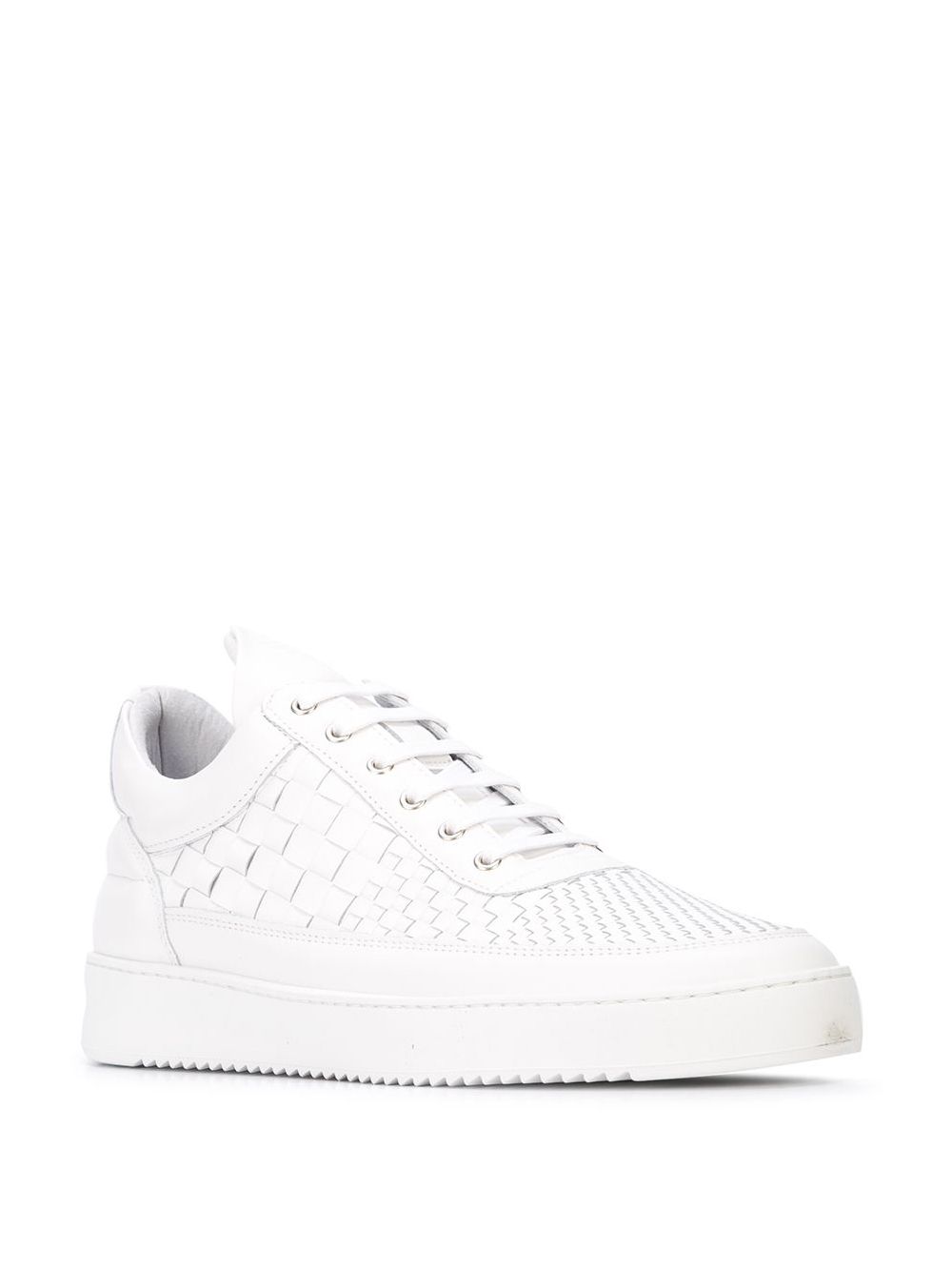 фото Filling Pieces кроссовки с плетением Intrecciato