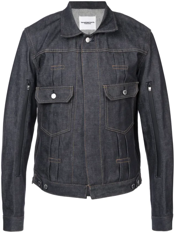 black denim shirt jacket