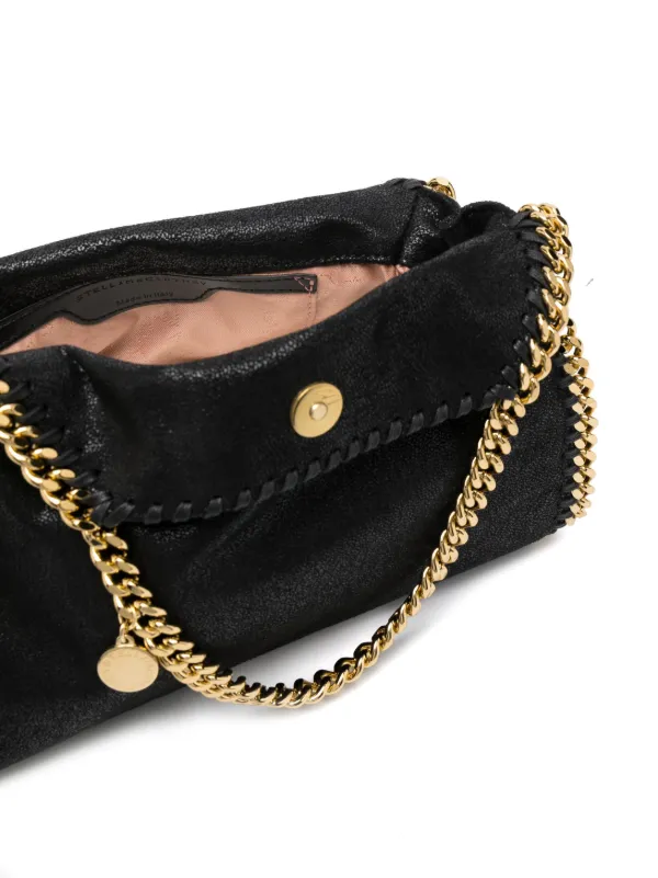 Synthetic Leather Classic Elegant Shoulder Gold Chain Strap