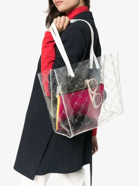 stella mccartney transparent tote