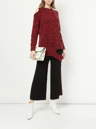Jordan Zoe Out Knitted Cut Jumper dqSBwS7fP