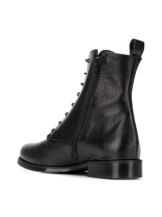 lace-up combat boots展示图