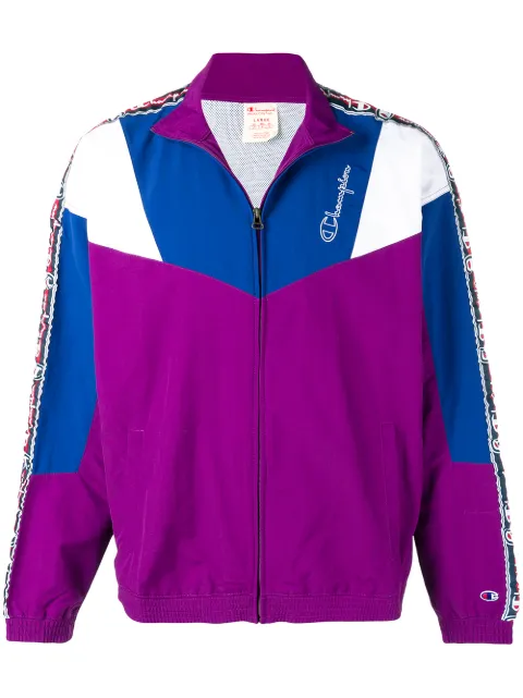 champion jacket purple