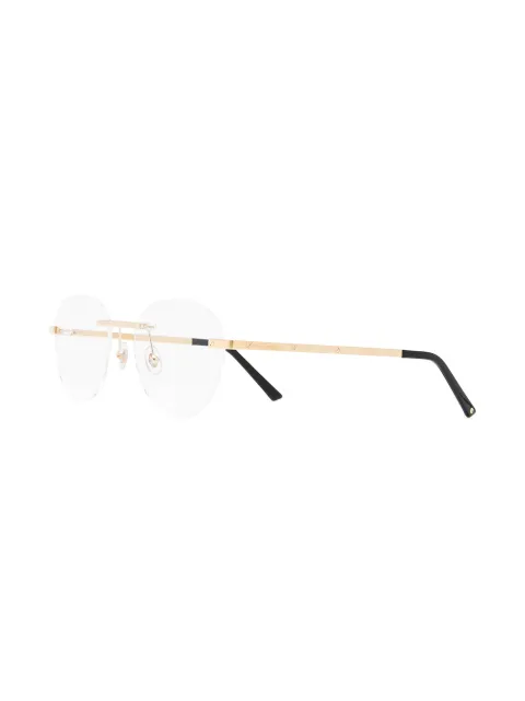 Cartier No Frame Round Glasses Farfetch Cartier No Frame Round Glasses