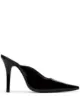 Image 1 of DORA TEYMUR black Groupie 100 patent leather mules