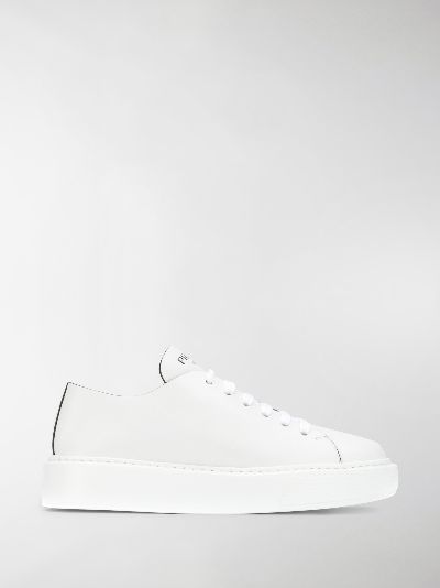 prada 45mm logo flatform sneakers