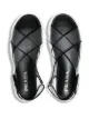 Prada Black Plexi Cloudburst 40 platform sandals