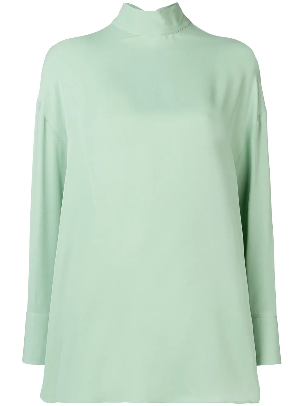 Valentino Garavani Blouse met trechterhals Groen