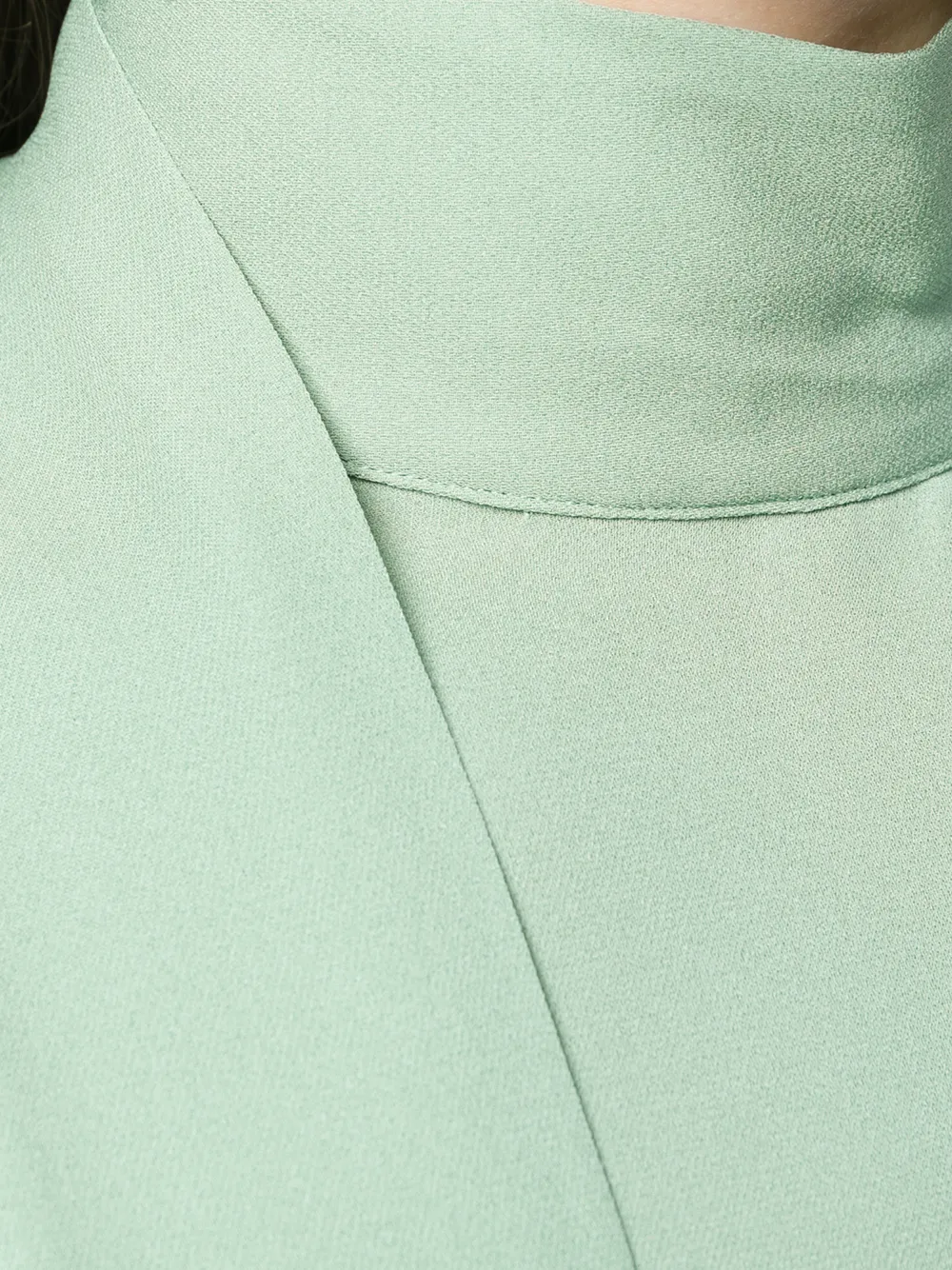 Valentino Garavani Blouse met trechterhals Groen