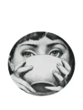 Fornasetti Tema e Variazioni N.191 plate (26cm) - Black