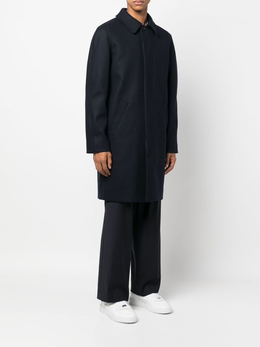 A.P.C. boxy single-breasted coat Men