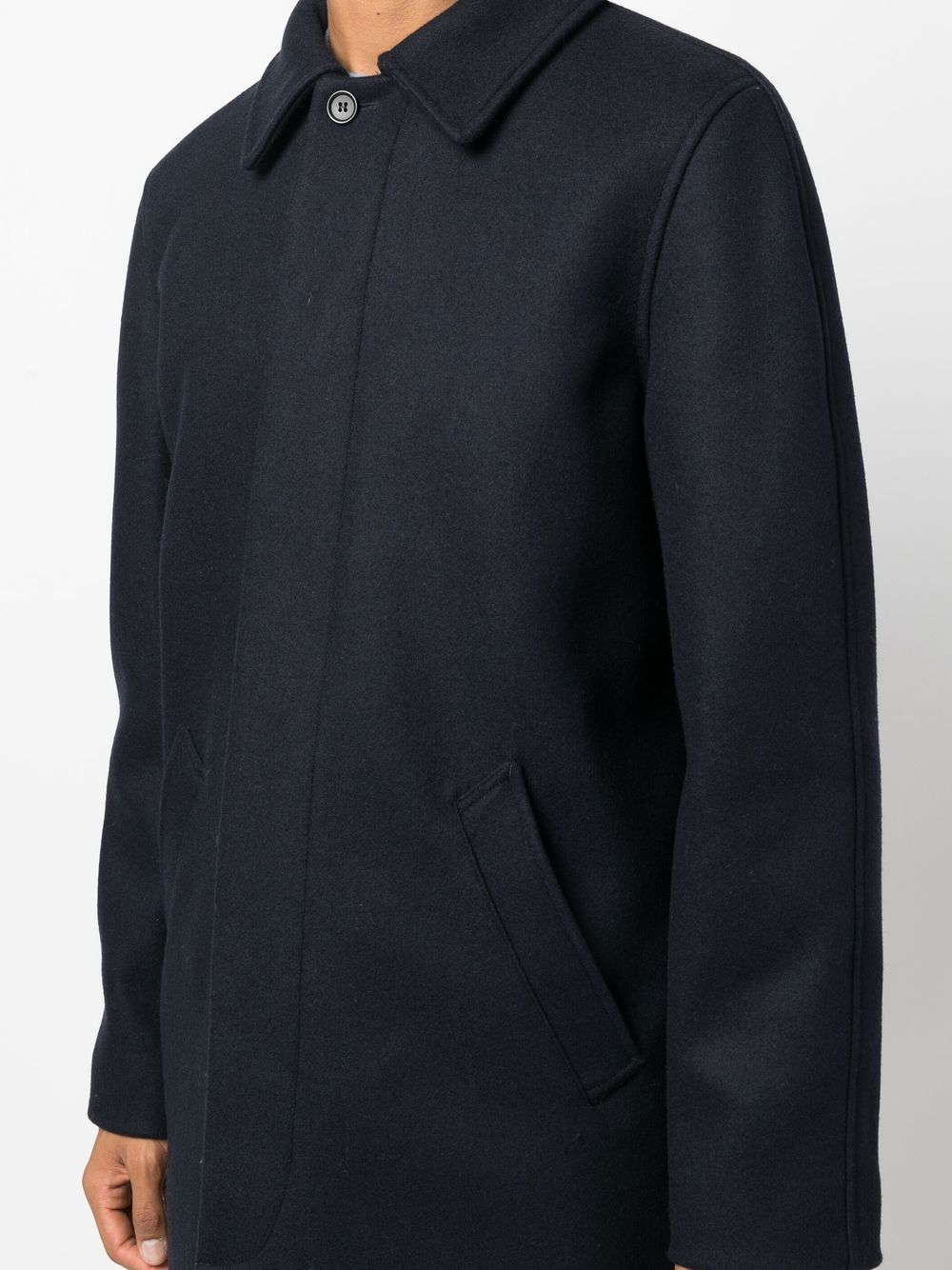 A.P.C. boxy single-breasted coat Men