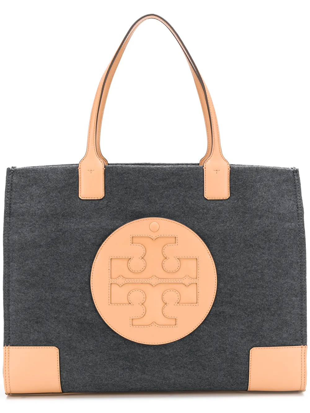 tory burch ella flannel mini tote - 灰色