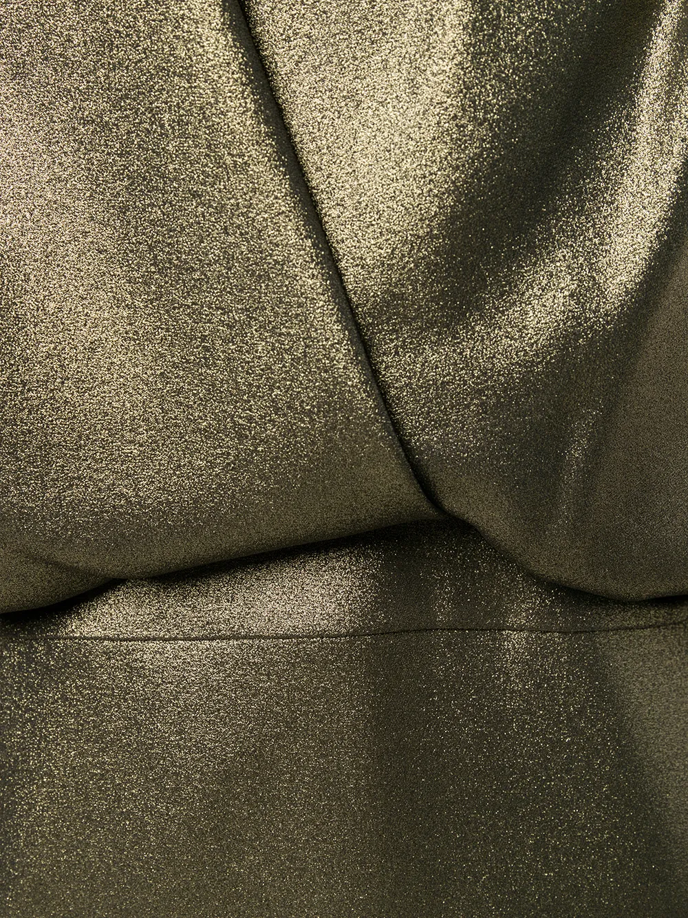 Saint Laurent plunge neck mini dress Groen