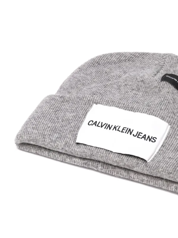 calvin klein patch beanie