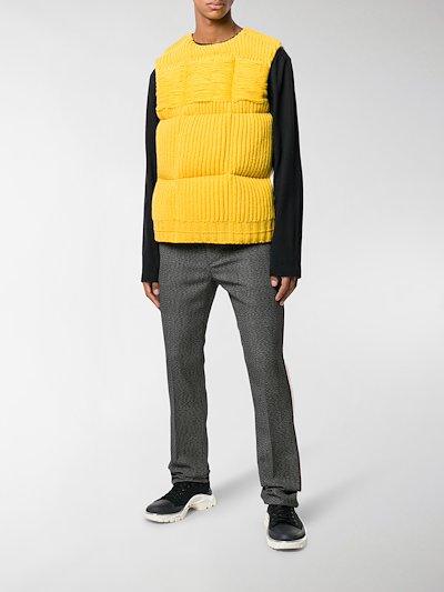 Calvin Klein 205W39nyc quilted knit gilet yellow | MODES Calvin Klein 205W39nyc quilted knit gilet yellow | MODES