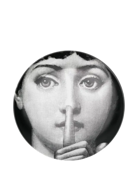 Fornasetti 'Silenzio' Teller