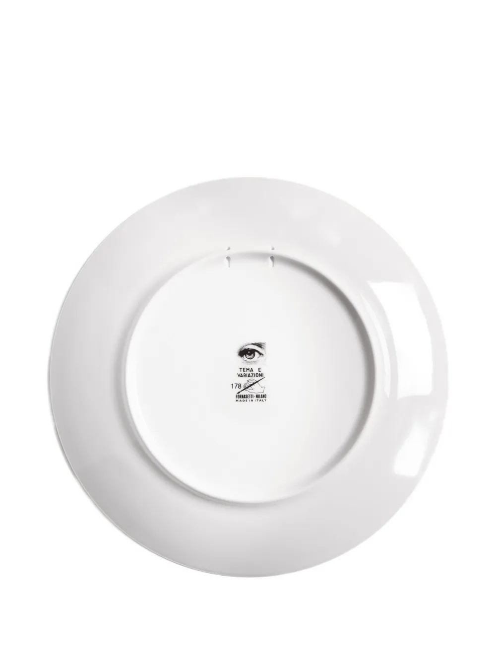 Fornasetti Tema e Variazioni N. 178 wall plate (26.5cm) | Black | Image 1
