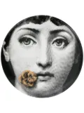 Fornasetti printed wall plate - Black