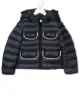 الصورة 1 من Moncler Kids سترة مبطنة بغطاء رأس