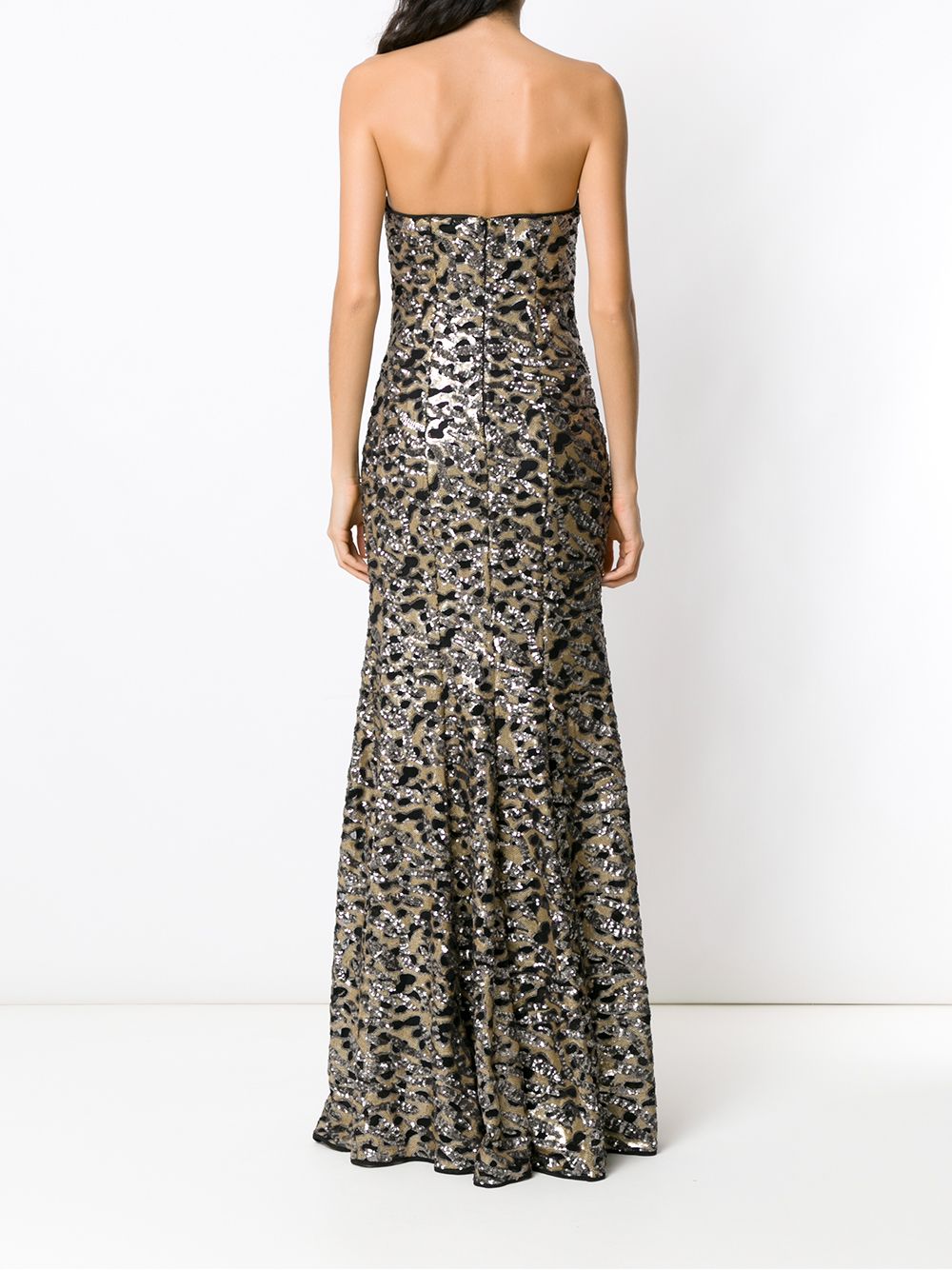 фото Tufi Duek long party dress with animal print