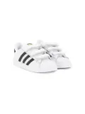 adidas Kids touch strap sneakers - White