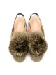 Aquazzura Mini pompom ballerina shoes