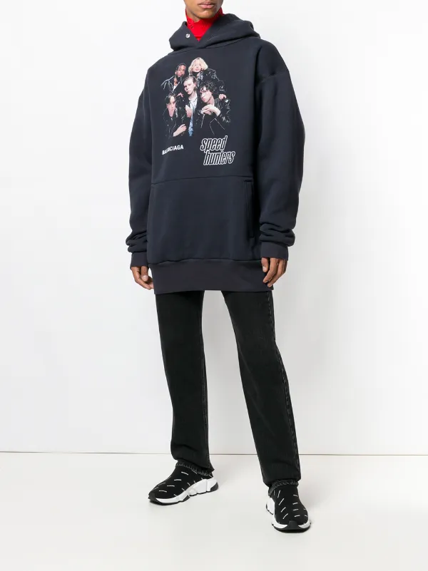 Balenciaga Speed Hunters Printed Hoodie - Farfetch