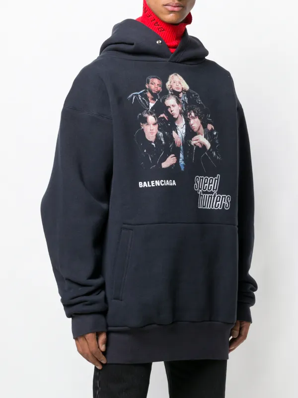 Balenciaga Speed Hunters Printed Hoodie - Farfetch