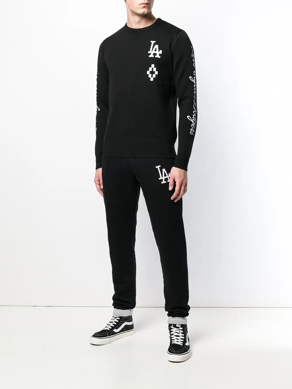 COUNTY OF MILAN LA Dodgers track pants Zwart